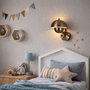 Opviq Lámpara de Pared de Metal Color Antigüedad
